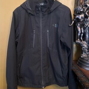 The North Face Black Hooded Performance Jacket